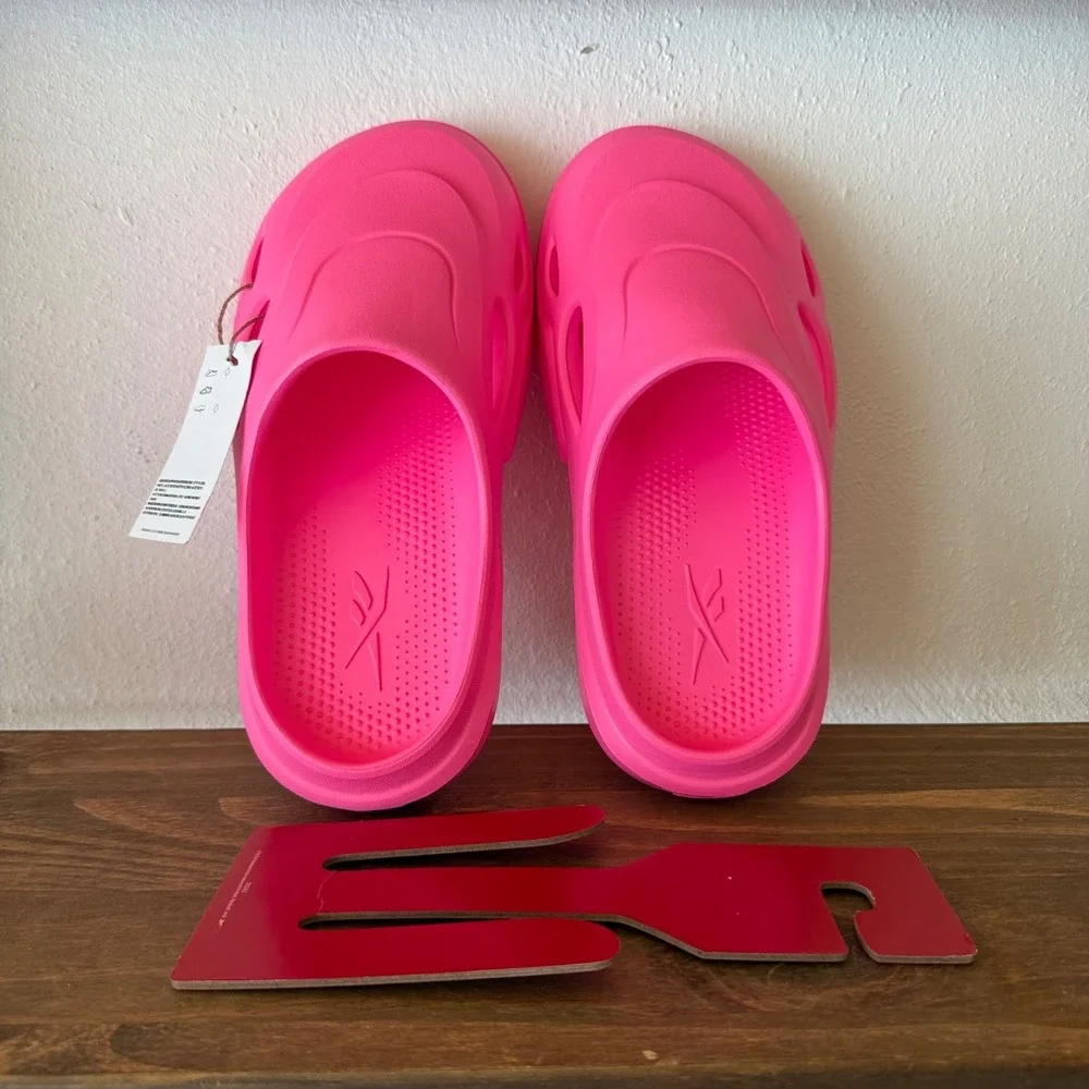 NWT Reebok DMX Recovery Mule Paradise Pink Clog Slides Unisex M8‎ W9 New